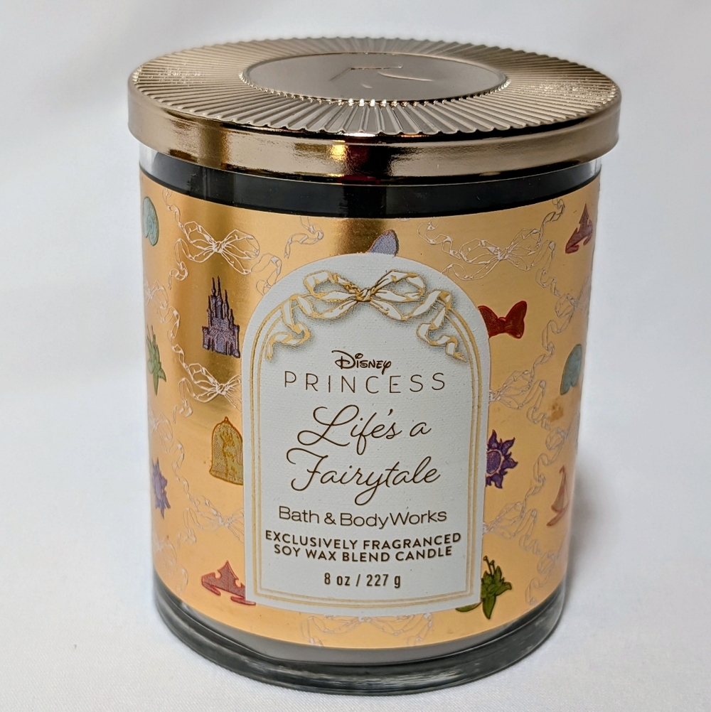 Bath & Body Works Disney Princess Life’s a Fairytale Candle 8 oz Rare
